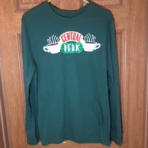 Central Perk Friends Long-Sleeved Shirt Mens Size Medium